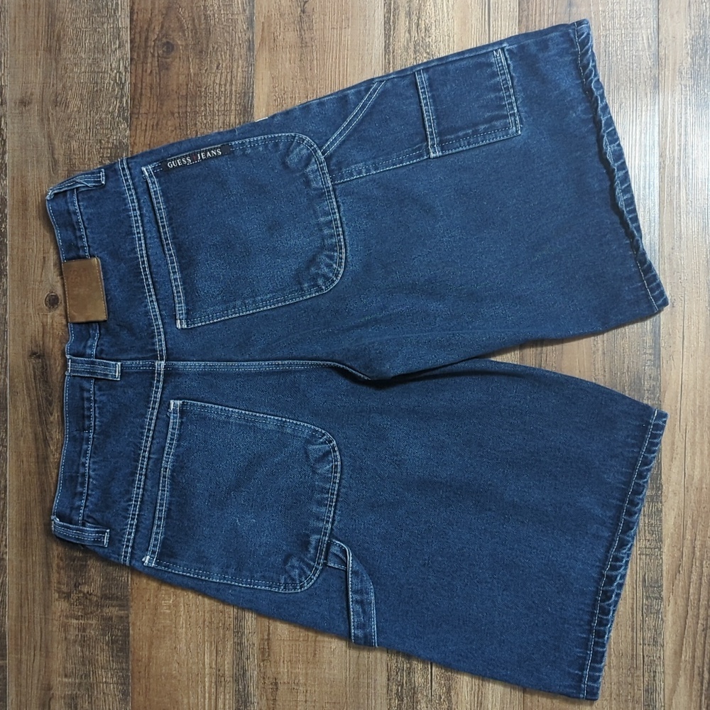 Vintage 90s Guess Jeans Pascal Wide Leg Painter's… - image 2